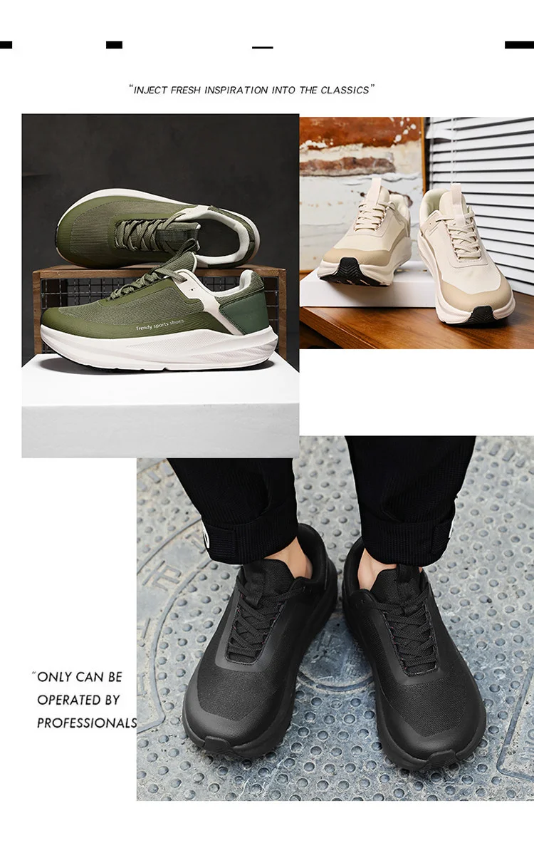 Мужские легкие кроссовки 2025 года, нескользящие беговые кроссовки, повседневная обувь, летние уличные кроссовки
Мужские легкие кроссовки 2025 года, нескользящие беговые кроссовки, повседневная обувь, летние уличные кроссовки