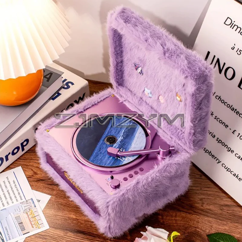 M730 Retro CD Player Plush Pink Album CD Player with Bluetooth Audio Connection Audio Speaker
M730 Retro CD Player Plush Pink Album CD Player with Bluetooth Audio Connection Audio Speaker