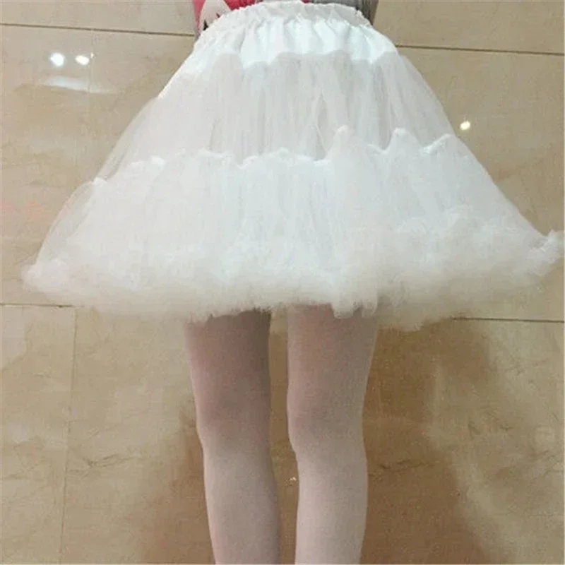 Women Girls Ruffled Short Petticoat Solid White Color Fluffy Bubble Tutu Skirt Puffy Half Slip Prom Crinoline Underskirt
Women Girls Ruffled Short Petticoat Solid White Color Fluffy Bubble Tutu Skirt Puffy Half Slip Prom Crinoline Underskirt