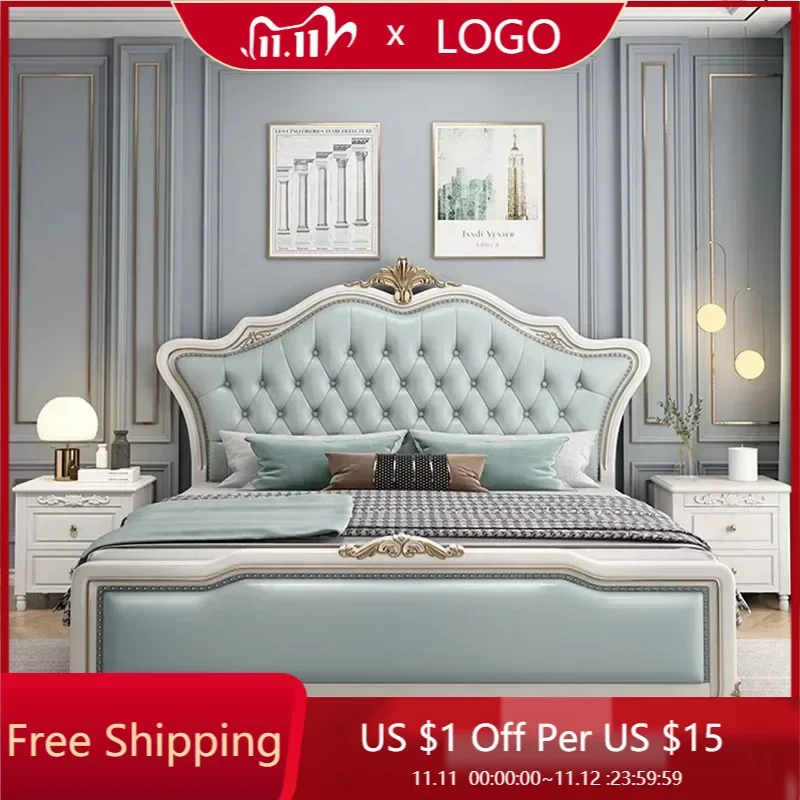Support Queen Double Bed Luxury Nordic Pretty King Size Frame Double Bed Wooden Modern Letto Matrimoniale Bedroom Furniture
Support Queen Double Bed Luxury Nordic Pretty King Size Frame Double Bed Wooden Modern Letto Matrimoniale Bedroom Furniture