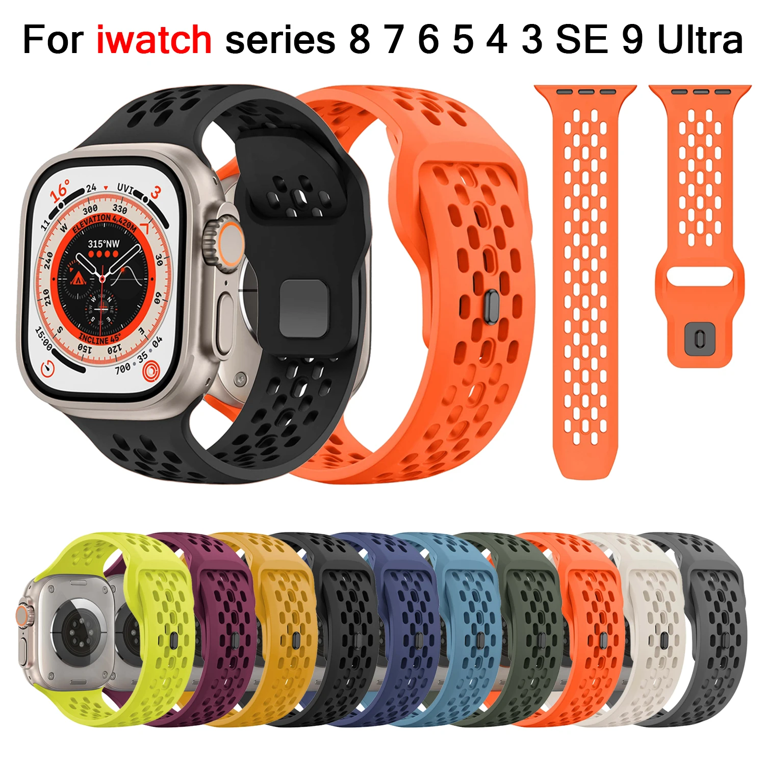 Силиконовый ремешок для Apple Watch Ultra 2 49 46 мм 42 мм 44 мм 40 мм 45 мм 41 мм 38 мм Браслет для iwatch Series 10 9 3 6 5 SE 7 8 Ремешок
Силиконовый ремешок для Apple Watch Ultra 2 49 46 мм 42 мм 44 мм 40 мм 45 мм 41 мм 38 мм Браслет для iwatch Series 10 9 3 6 5 SE 7 8 Ремешок