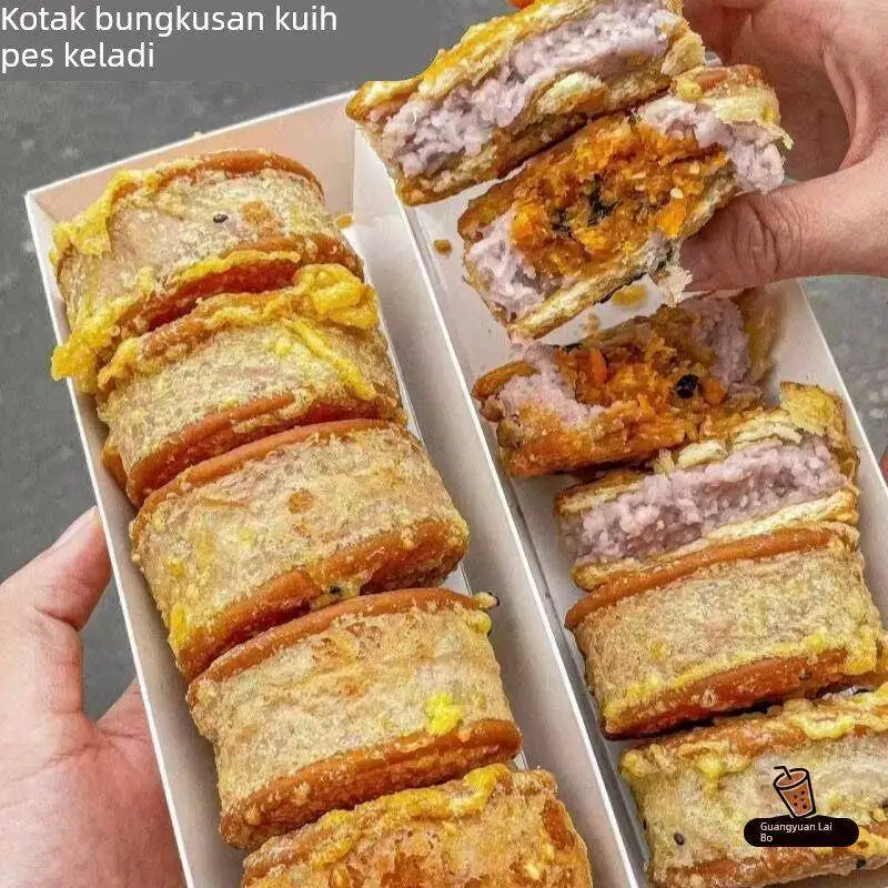 Disposable Baking Pastries Egg Tart Box Popular Western Pastries Hot Dogs Sandwich Sunflower Taro Cake Special Packaging Box
Disposable Baking Pastries Egg Tart Box Popular Western Pastries Hot Dogs Sandwich Sunflower Taro Cake Special Packaging Box