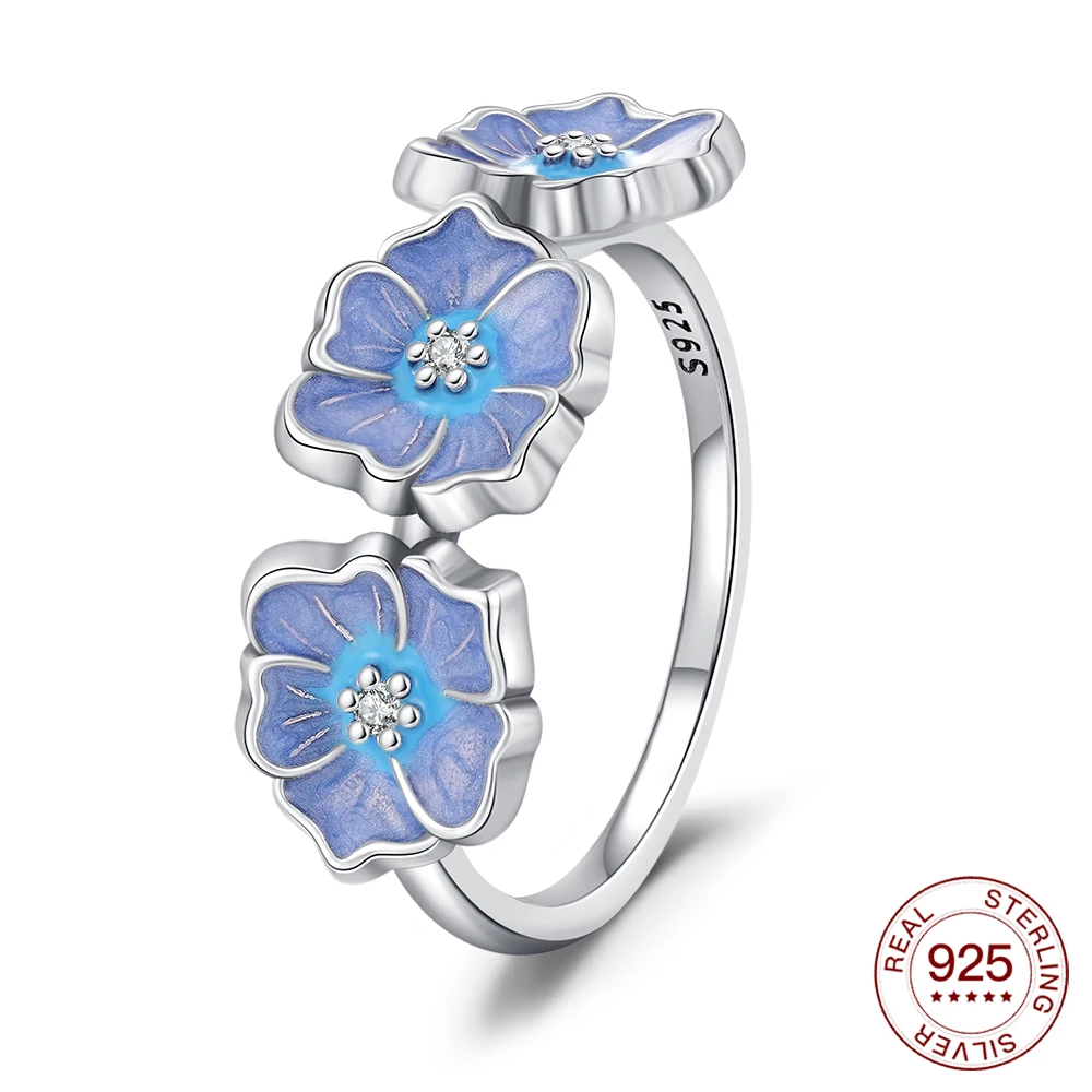 New Ring 925 Silver Original Blue Lotus Rings For Women Luxury Zircon Simple Finger Ring Wedding Ring Set Jewelry Gift
New Ring 925 Silver Original Blue Lotus Rings For Women Luxury Zircon Simple Finger Ring Wedding Ring Set Jewelry Gift