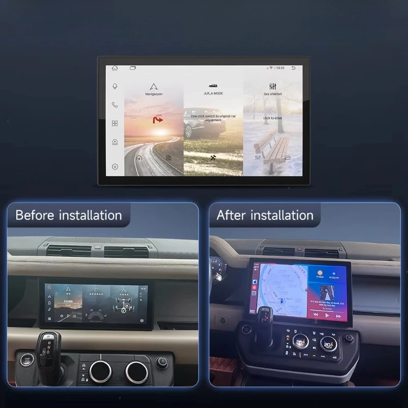GHive 11.6 Inch Touch Screen Android 14 Multimedia Player Carplay for Defender
GHive 11.6 Inch Touch Screen Android 14 Multimedia Player Carplay for Defender