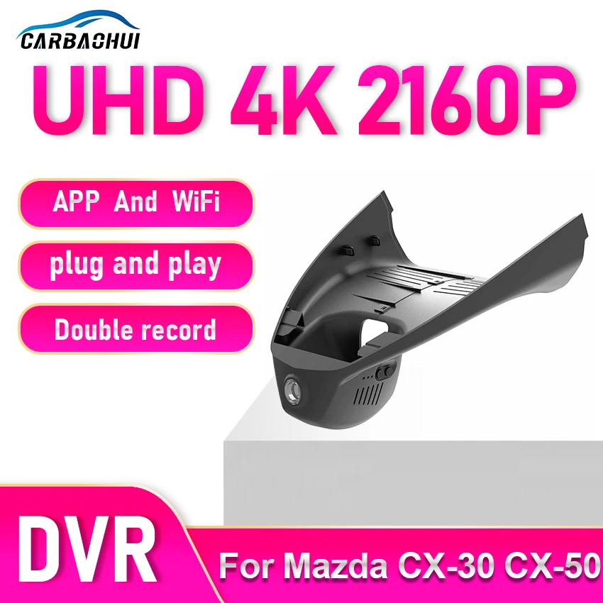 Car DVR for Mazda CX-30 CX-50 CX30 CX50 EV 2023 2022 2021 2020 Plug and Play 4K Dash Cam Camera Video Recorder DashCam 2160P
Car DVR for Mazda CX-30 CX-50 CX30 CX50 EV 2023 2022 2021 2020 Plug and Play 4K Dash Cam Camera Video Recorder DashCam 2160P