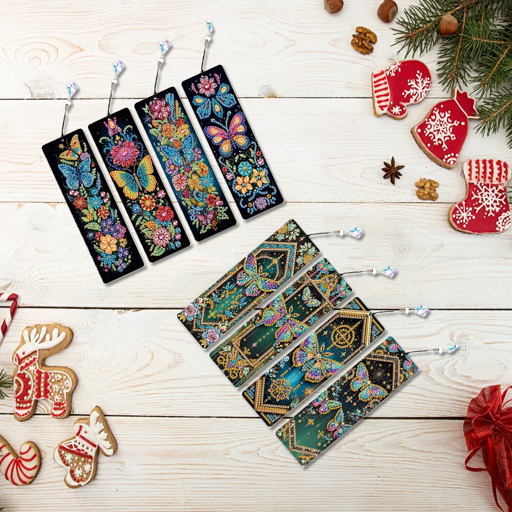 Handmade Diamond Painting Bookmark with Special-Shaped Crystals Perfect for Reading and Gift Giving
Handmade Diamond Painting Bookmark with Special-Shaped Crystals Perfect for Reading and Gift Giving