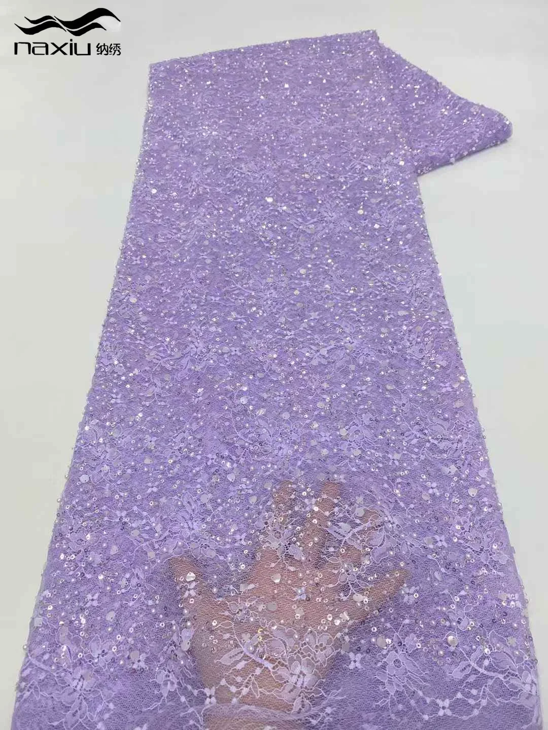 Madison African Luxury Tulle Lace Fabric 5 yards New High Quality Nigeria Sequins Beads Tulle Lace Fabric for Sew Wedding
Madison African Luxury Tulle Lace Fabric 5 yards New High Quality Nigeria Sequins Beads Tulle Lace Fabric for Sew Wedding