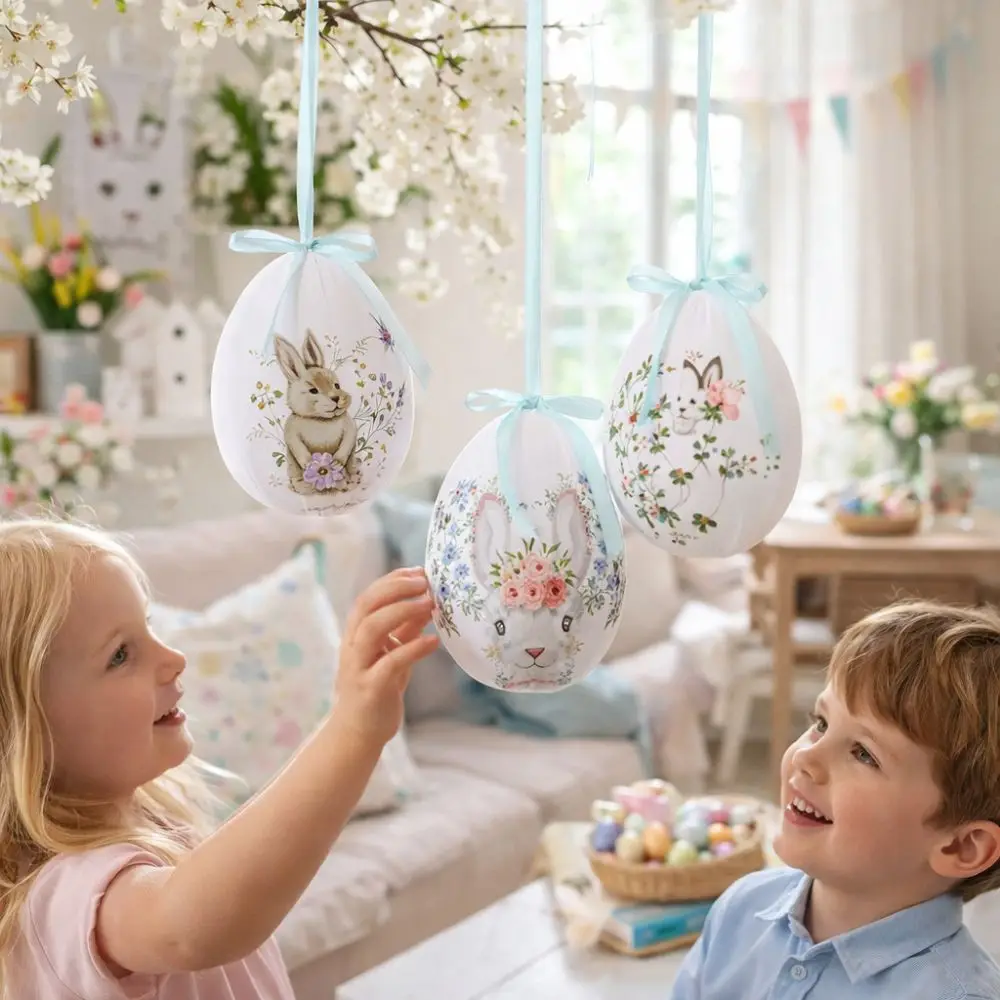 Foam Easter Eggs Pendant Cartoon Artificial Egg Hanging Ornament DIY Craft Decorative Easter Simulation Egg Living Room
Foam Easter Eggs Pendant Cartoon Artificial Egg Hanging Ornament DIY Craft Decorative Easter Simulation Egg Living Room