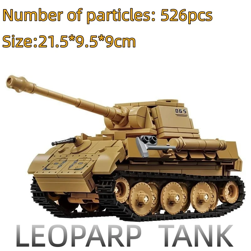 Le Yi Building Blocks 66065 Leopard Tank Toy - Armored Fighter Vehicle Model - Educational Assembly Gift
Le Yi Building Blocks 66065 Leopard Tank Toy - Armored Fighter Vehicle Model - Educational Assembly Gift