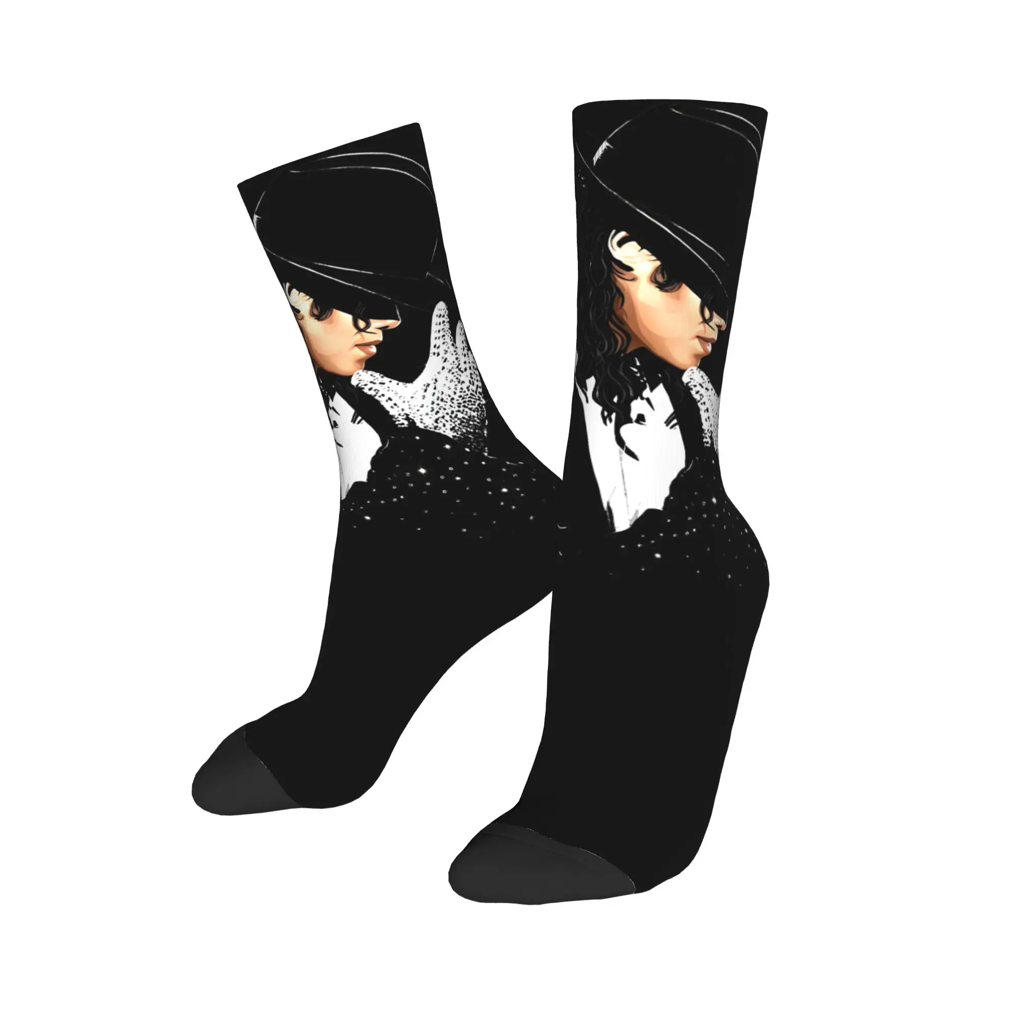 Autumn Winter Colorful Unisex MJ king of pop Vintage 90s Styles Glove Graphic Socks Breathable Basketball Socks,
Autumn Winter Colorful Unisex MJ king of pop Vintage 90s Styles Glove Graphic Socks Breathable Basketball Socks,