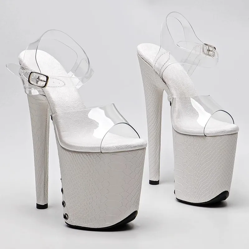 Model Shows Wome Fashion 20CM/8inches PVC Upper Platform Sexy High Heels Sandals Pole Dance Shoes 348
Model Shows Wome Fashion 20CM/8inches PVC Upper Platform Sexy High Heels Sandals Pole Dance Shoes 348