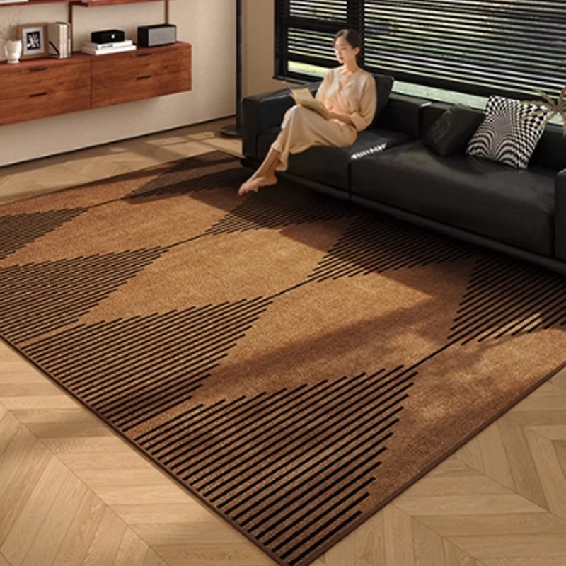 Living Room Carpet Brown Carpets Large Area Bedroom Bedside Floor Mats High-grade American Retro Style Home Decoration Rug 거실 카펫
Living Room Carpet Brown Carpets Large Area Bedroom Bedside Floor Mats High-grade American Retro Style Home Decoration Rug 거실 카펫