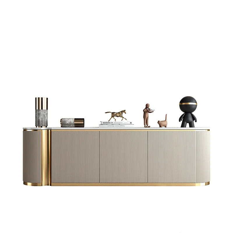 Italian Light Luxury TV Cabinet and Tea Table Combination Simple Living Room Background Wall Cabinet Home
Italian Light Luxury TV Cabinet and Tea Table Combination Simple Living Room Background Wall Cabinet Home