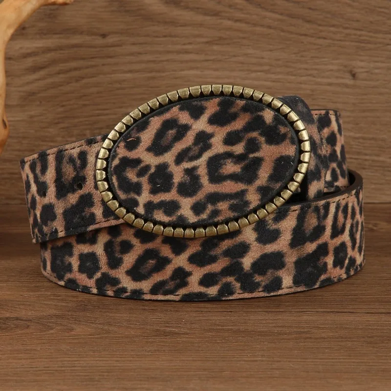 Овальная пряжка с леопардовым принтом, женский ремень из искусственной кожи, улучшенные универсальные аксессуары для одежды, стильный студенческий индивидуальный ремень
Овальная пряжка с леопардовым принтом, женский ремень из искусственной кожи, улучшенные универсальные аксессуары для одежды, стильный студенческий индивидуальный ремень