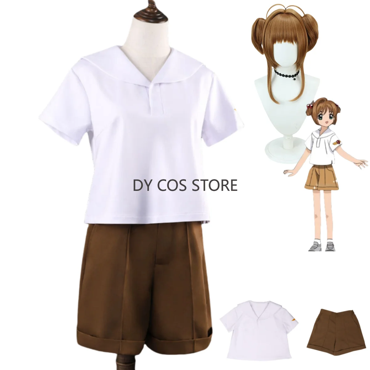 Аниме Cardcaptor Sakura Kinomoto Sakura Косплей Костюм в японском стиле JK Школьная форма Парик Мужчина Женщина Милый костюм кампуса
Аниме Cardcaptor Sakura Kinomoto Sakura Косплей Костюм в японском стиле JK Школьная форма Парик Мужчина Женщина Милый костюм кампуса