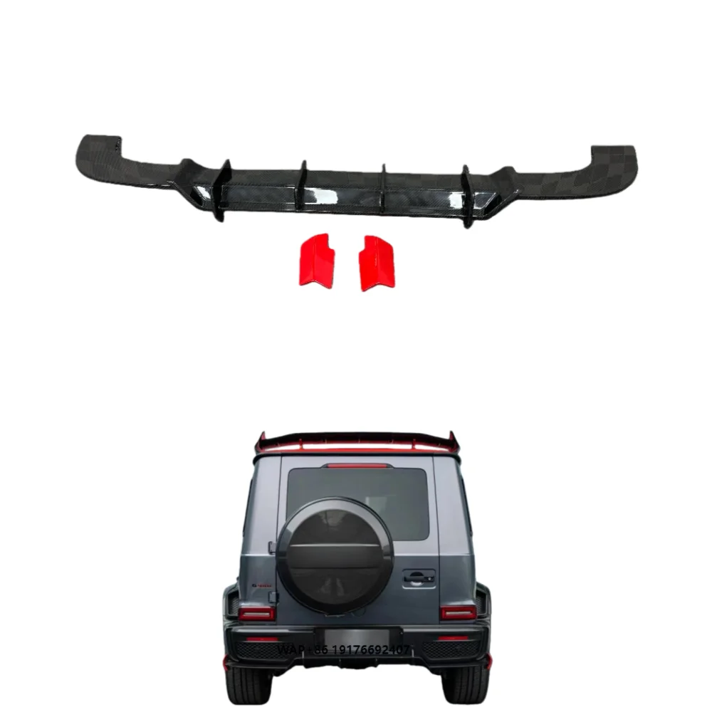 For MercedesBenz G-Class Modified G900 Style Dry Carbon Fiber Rear Diffuser Rear Lip Suitable for Benz W464 W463A
For MercedesBenz G-Class Modified G900 Style Dry Carbon Fiber Rear Diffuser Rear Lip Suitable for Benz W464 W463A