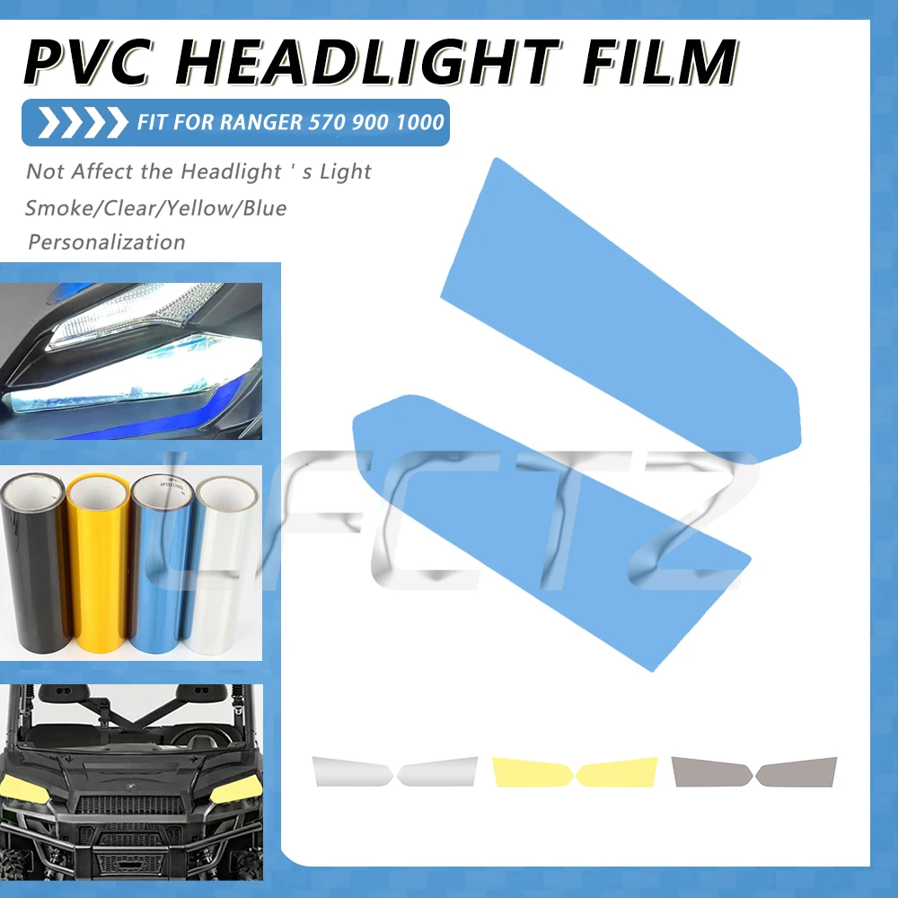 ATV Headlight Protective Film Sticker Transparent PVC Light Film Tint Fit for Polaris Ranger 570 4x4 Crew 900 Diesel XP 900 1000
ATV Headlight Protective Film Sticker Transparent PVC Light Film Tint Fit for Polaris Ranger 570 4x4 Crew 900 Diesel XP 900 1000