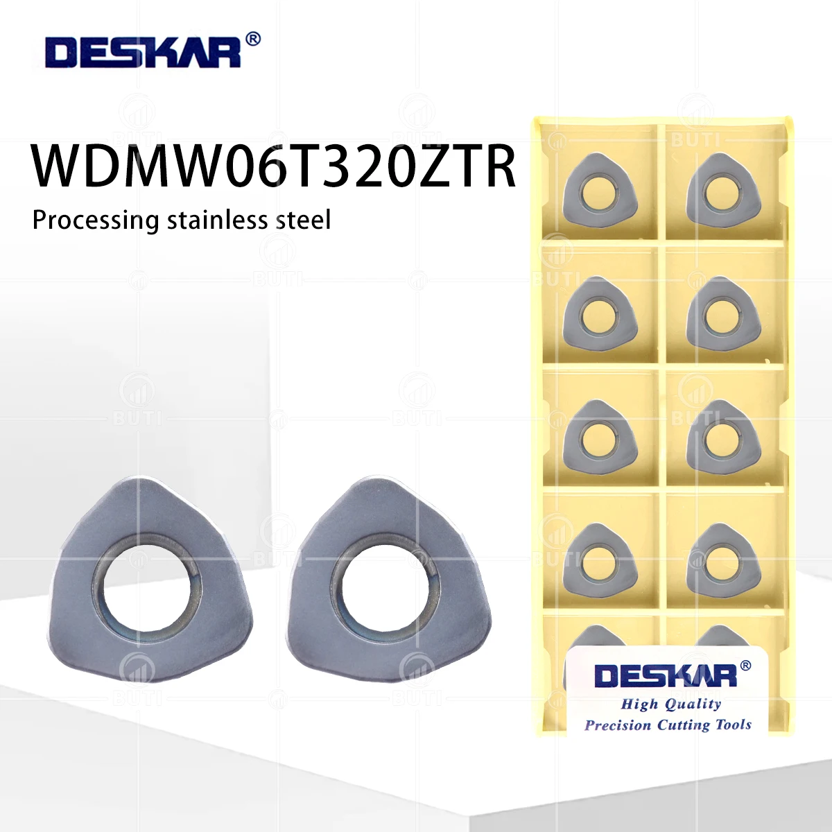 DESKAR 100% Original WDMW06T320ZTR LF6018 CNC Milling Insert Tools Alloy Material Milling Insert For Processing Stainless Steels
DESKAR 100% Original WDMW06T320ZTR LF6018 CNC Milling Insert Tools Alloy Material Milling Insert For Processing Stainless Steels