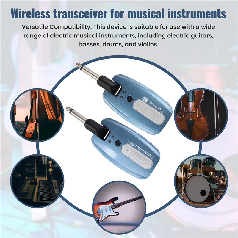 BA-Guitar Wireless System USB Rechargeable Wireless Guitar Transmitter Receiver Electric Guitar Bass Wireless System
BA-Guitar Wireless System USB Rechargeable Wireless Guitar Transmitter Receiver Electric Guitar Bass Wireless System