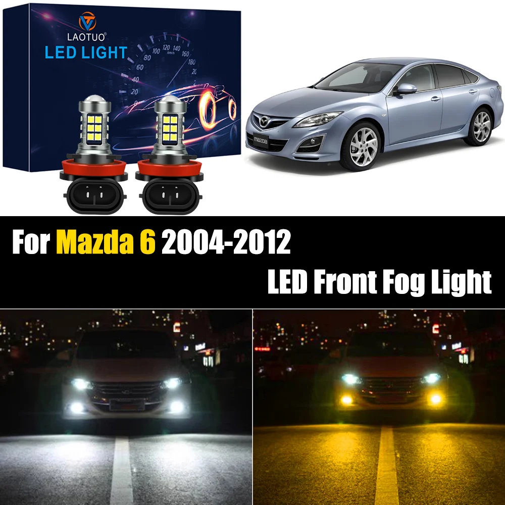 2pcs Car LED Front Fog Light Lamp For MAZDA 6 2004 2005 2006 2007 2008 2009 2010 2011 2012 auto bulb Accessories 12v
2pcs Car LED Front Fog Light Lamp For MAZDA 6 2004 2005 2006 2007 2008 2009 2010 2011 2012 auto bulb Accessories 12v