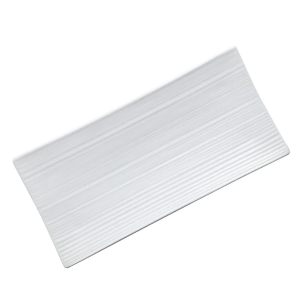 Rectangular Ceramic Dish 10Inch White Stripe Multipurpose Steak Bread Loaf Sushi Plate Western Food Tableware Decoration
Rectangular Ceramic Dish 10Inch White Stripe Multipurpose Steak Bread Loaf Sushi Plate Western Food Tableware Decoration