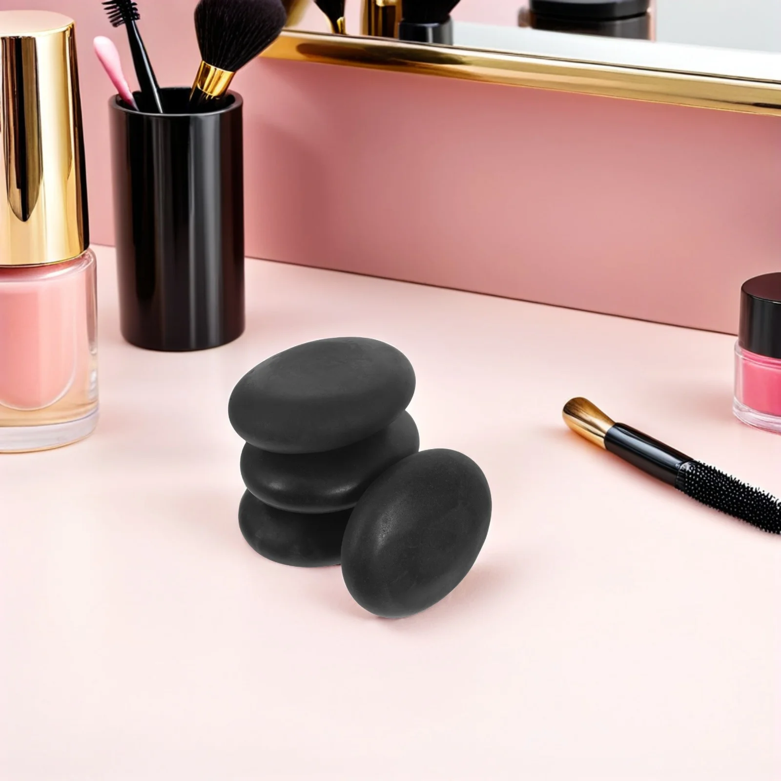 4Pcs Hot Stone Massage Kit Natural Basalt Rocks for Feet Back Body Easy Heating Use Ergonomic Shape Comfort
4Pcs Hot Stone Massage Kit Natural Basalt Rocks for Feet Back Body Easy Heating Use Ergonomic Shape Comfort