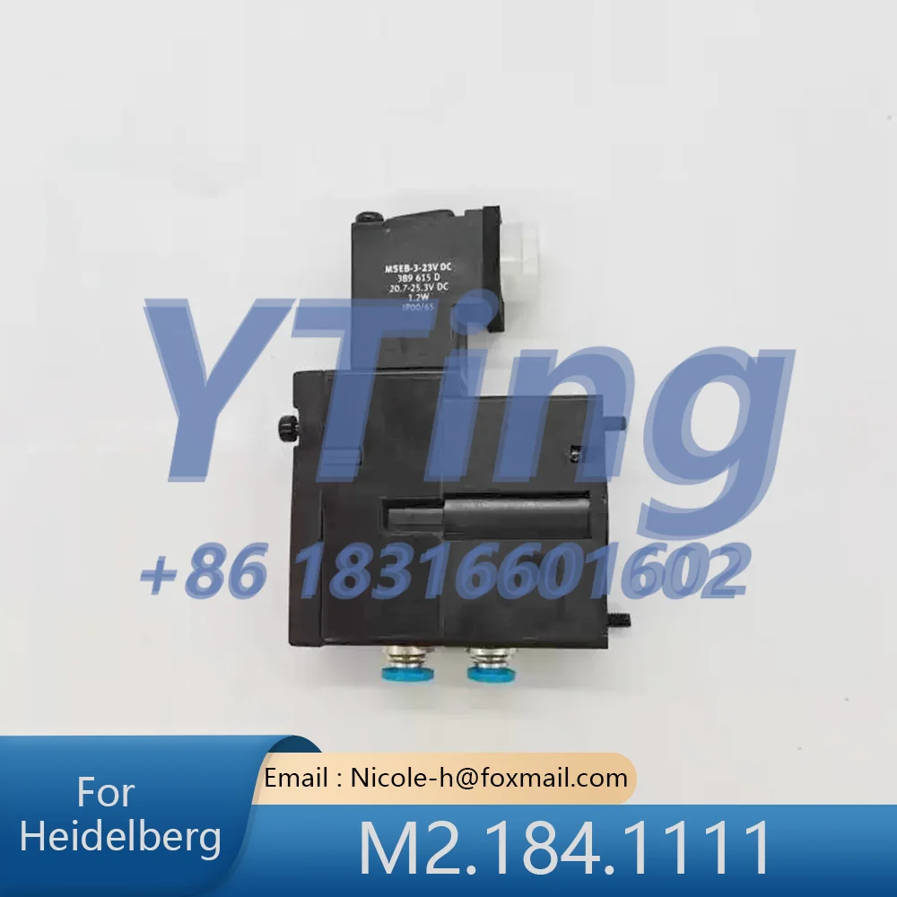 Heidelberg Printing Machine Parts MEBH-4/2-QS-4-SA Air Valve Solenoid Valve M2.184.1111
Heidelberg Printing Machine Parts MEBH-4/2-QS-4-SA Air Valve Solenoid Valve M2.184.1111
