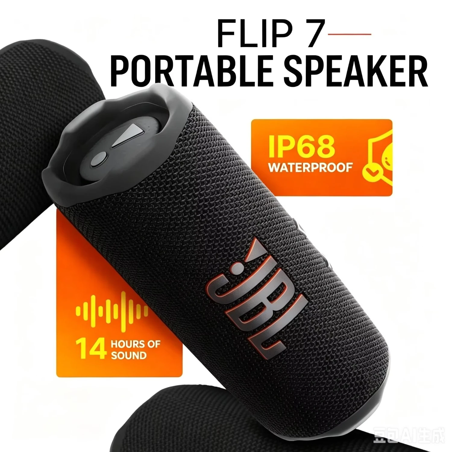 JBL Flip 7 Portable Bluetooth Speaker IP68 Waterproof Wireless Outdoor Speaker 14H Playtime Stereo Bass Sound Box
JBL Flip 7 Portable Bluetooth Speaker IP68 Waterproof Wireless Outdoor Speaker 14H Playtime Stereo Bass Sound Box