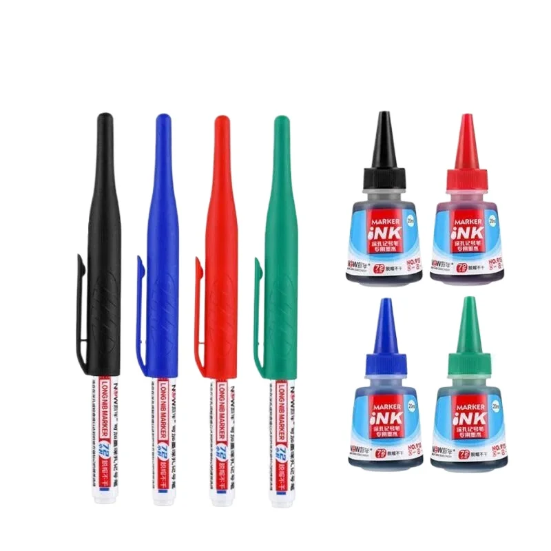 1 шт., 32 мм, водонепроницаемые маркеры с глубокими отверстиями, длинный наконечник, плотниковая ручка, черные/синие/красные чернила для многоцелевого деревообрабатывающего ручного инструмента
1 шт., 32 мм, водонепроницаемые маркеры с глубокими отверстиями, длинный наконечник, плотниковая ручка, черные/синие/красные чернила для многоцелевого деревообрабатывающего ручного инструмента