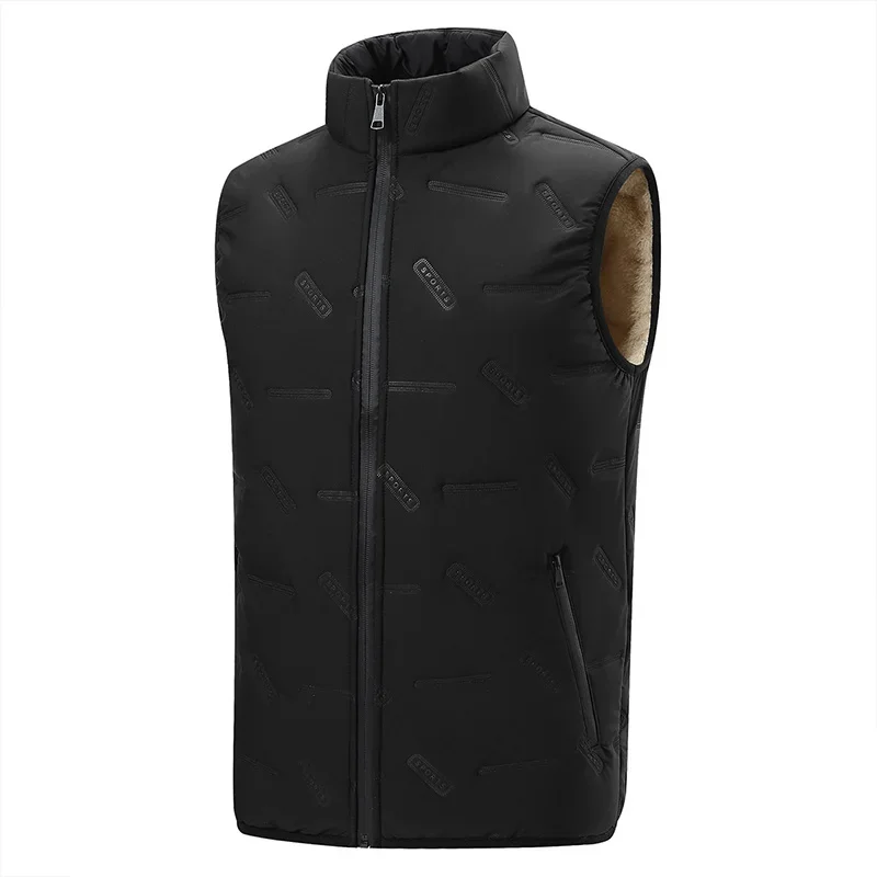 Autumn Sleeveless Parka Winter Vest Jackets Men's Casual Warm Vest Coats Mens Fashion Down Cotton Fleece Thick Thermal Vests
Autumn Sleeveless Parka Winter Vest Jackets Men's Casual Warm Vest Coats Mens Fashion Down Cotton Fleece Thick Thermal Vests