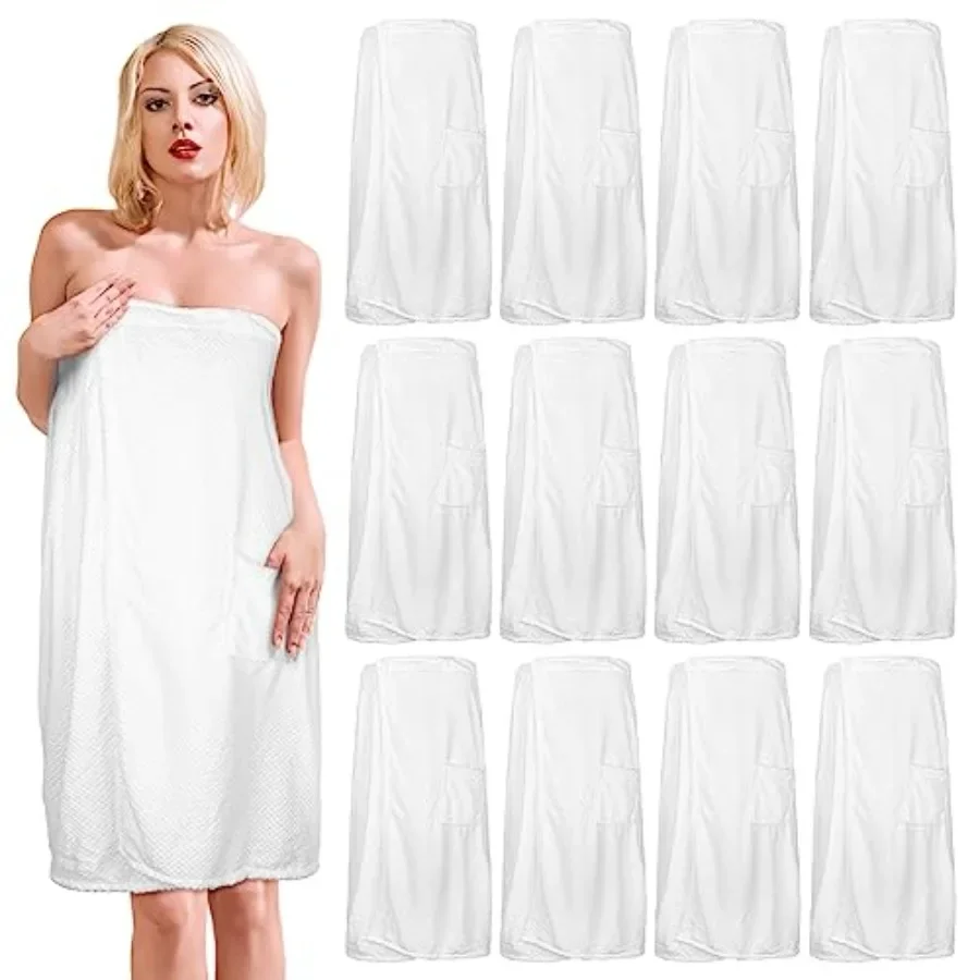 12 Pcs Spa Robe for Women: Waffle Weave Cotton White Lightweight Absorbent with Pocket Adjustable Closure for Bath Shower Spa U
12 Pcs Spa Robe for Women: Waffle Weave Cotton White Lightweight Absorbent with Pocket Adjustable Closure for Bath Shower Spa U