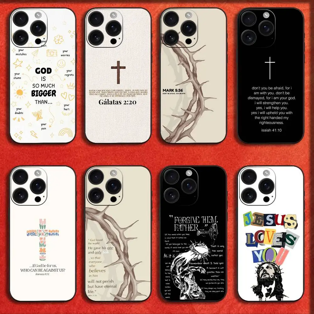 Isaiah Jesus Bible Verse Cross Phone Case For iPhone 16,15,14,13,12,11,Pro,XS,Max,XR,Plus,E,Mini Black Shockproof Cover
Isaiah Jesus Bible Verse Cross Phone Case For iPhone 16,15,14,13,12,11,Pro,XS,Max,XR,Plus,E,Mini Black Shockproof Cover