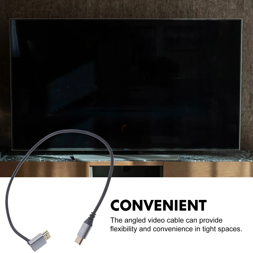 8K Video Cable High Definition Monitor Connector 0.5M Up Bended Male to Male Tinned Copper Core Compatible Computer Set Top
8K Video Cable High Definition Monitor Connector 0.5M Up Bended Male to Male Tinned Copper Core Compatible Computer Set Top