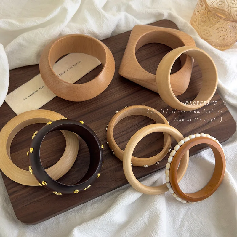 Bracelet Geometric Wooden Rivet Star Minimalist Edgy Lightweight Durable Premium Artistic Jewelry for Women Daily
Bracelet Geometric Wooden Rivet Star Minimalist Edgy Lightweight Durable Premium Artistic Jewelry for Women Daily