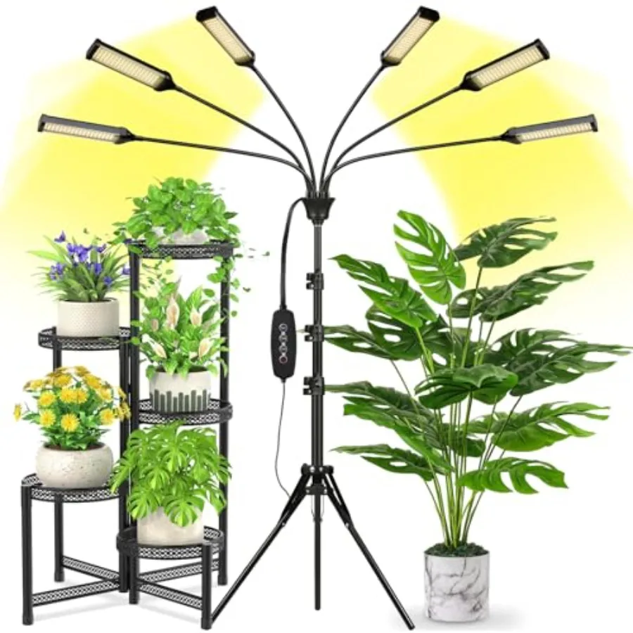 LED Grow Lights for Indoor Plants Full Spectrum 540 LEDs Plant Lights for Indoor Growing with 58" Adjustable Stand Plant Grow L
LED Grow Lights for Indoor Plants Full Spectrum 540 LEDs Plant Lights for Indoor Growing with 58" Adjustable Stand Plant Grow L