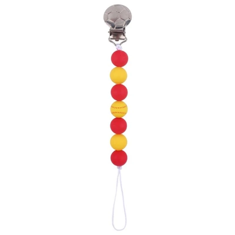 R6FD Pacifier Clip for Girl Babies Metal Silicone Beads with Clip Chain Teething Toy Baby Newborn Shower Gift
R6FD Pacifier Clip for Girl Babies Metal Silicone Beads with Clip Chain Teething Toy Baby Newborn Shower Gift