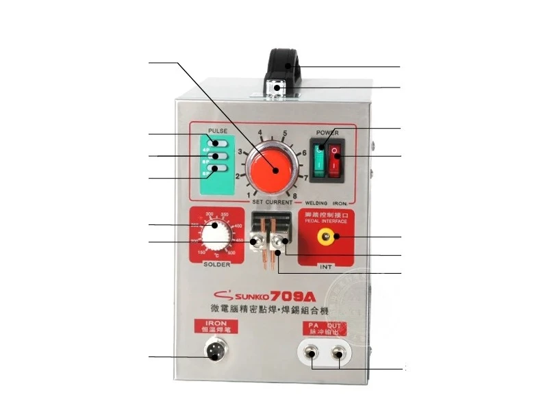 hot sales 709A Spot Welder 1.9KW Pulse Spot Welding Machine For Lithium Battery Pack Welding Machine With Remote Soldering Pen
hot sales 709A Spot Welder 1.9KW Pulse Spot Welding Machine For Lithium Battery Pack Welding Machine With Remote Soldering Pen