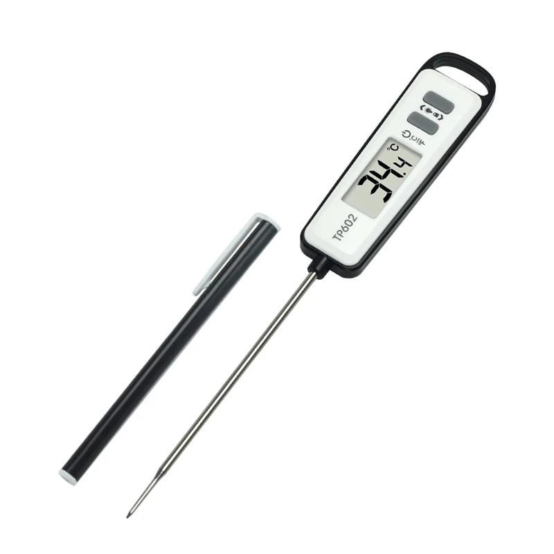 A25F-TP602 Meat Thermometer Kitchen Digital Cooking Food Water Milk Probe Electronic BBQ Household Temperature Detector Tool
A25F-TP602 Meat Thermometer Kitchen Digital Cooking Food Water Milk Probe Electronic BBQ Household Temperature Detector Tool