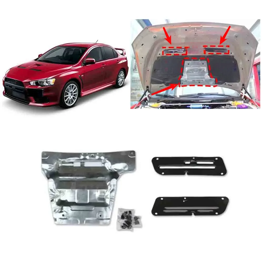 1 Pcs Bonnet Water Guide Plate with Iron Vent for Lancer CZ No Painting Bonnet Trim with Screw for EVO 10 X 5915A077 3 Pcs Kit
1 Pcs Bonnet Water Guide Plate with Iron Vent for Lancer CZ No Painting Bonnet Trim with Screw for EVO 10 X 5915A077 3 Pcs Kit