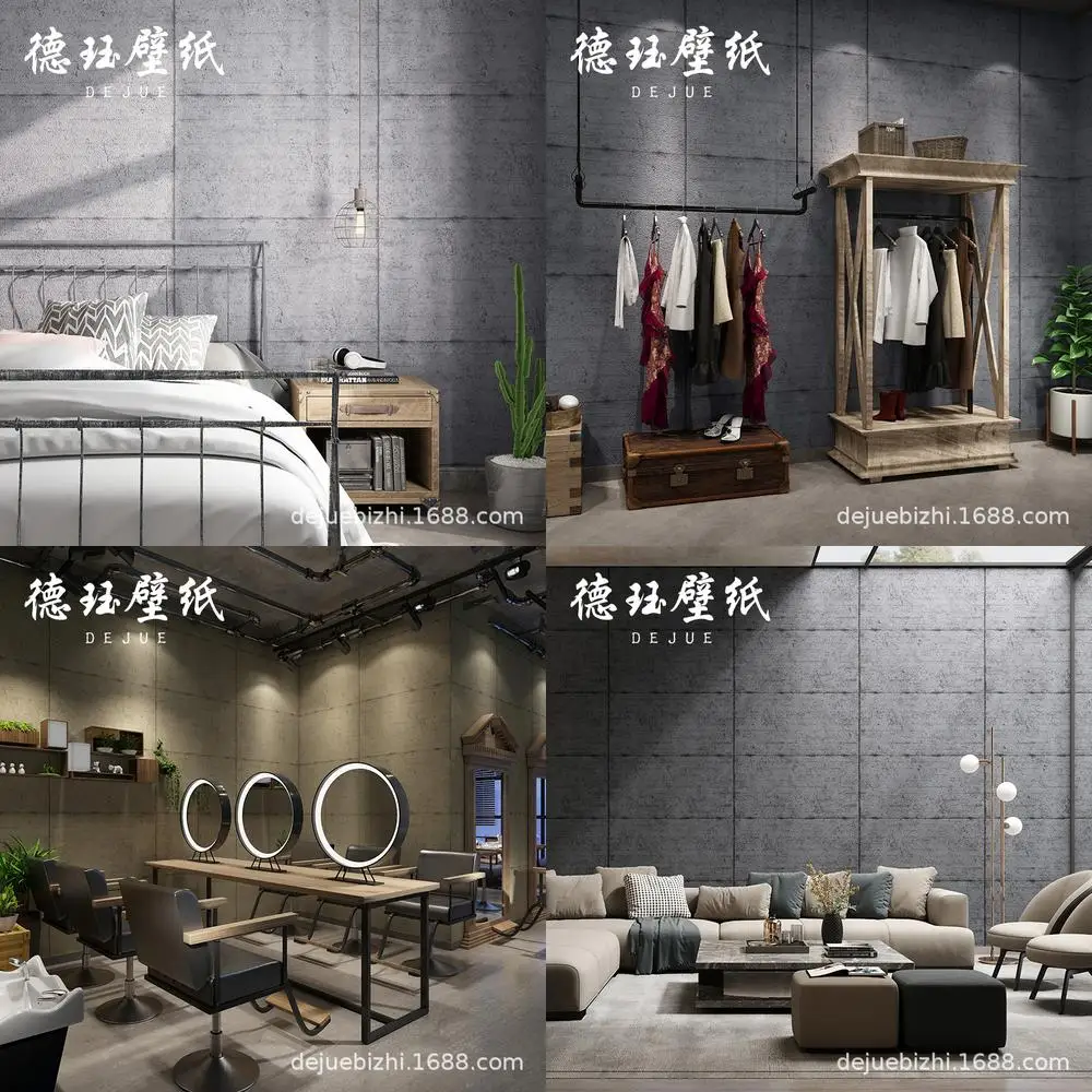 Retro Industrial Solid Color Cement Gray Wallpaper for Bedroom Living Room Background Wall Home Non Self Adhesive Cement Board
Retro Industrial Solid Color Cement Gray Wallpaper for Bedroom Living Room Background Wall Home Non Self Adhesive Cement Board