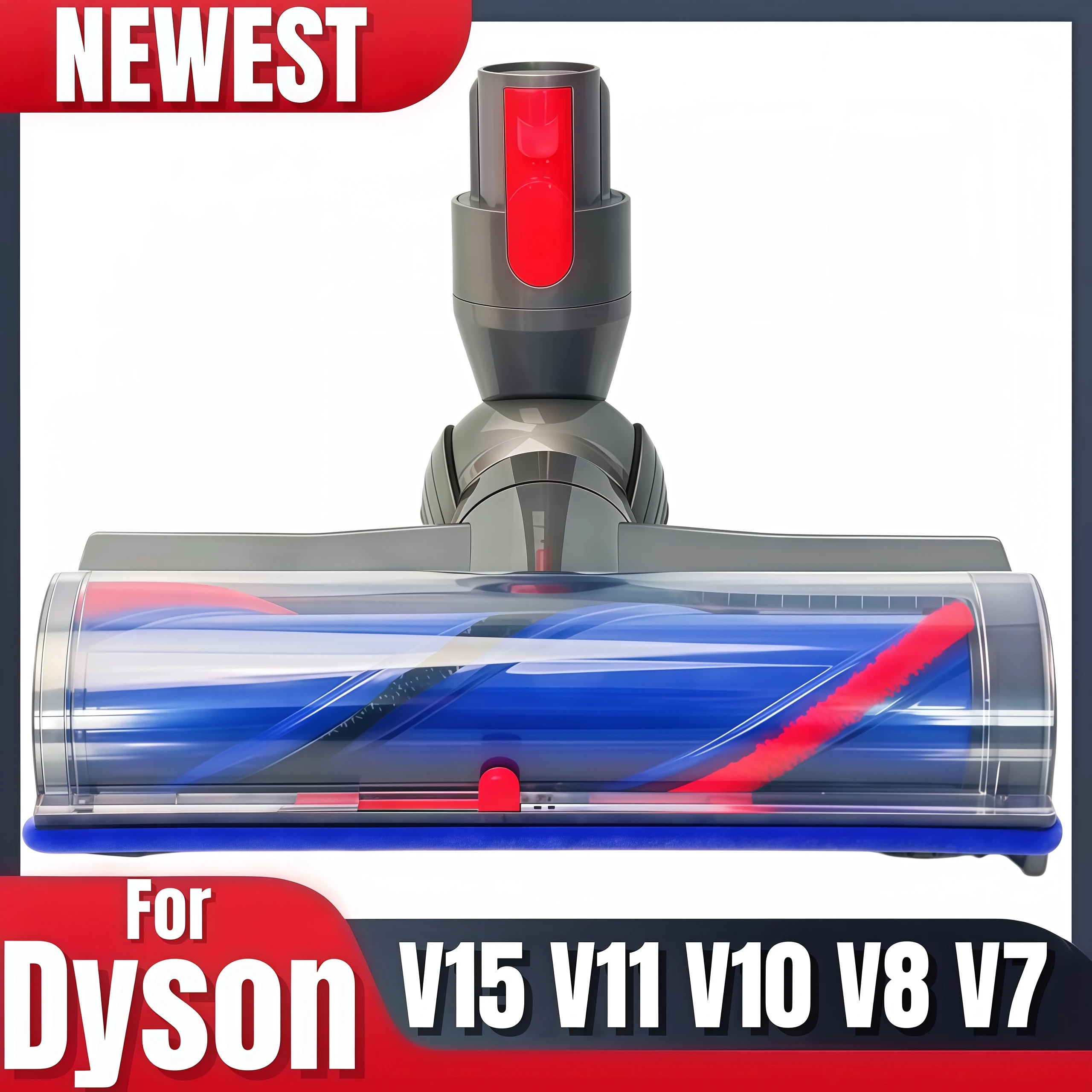 Vacuum Cleaner Brush Head for Dyson V7 V8 V10 V11 V15 LED Roller Brush Replacement Parts Floor Carpet Clean Tool Accessories
Vacuum Cleaner Brush Head for Dyson V7 V8 V10 V11 V15 LED Roller Brush Replacement Parts Floor Carpet Clean Tool Accessories