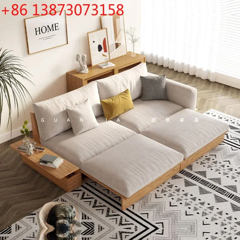Folding sofa bed dual-purpose Japanese-style living room telescopic multi-functional log wind sofa
Folding sofa bed dual-purpose Japanese-style living room telescopic multi-functional log wind sofa