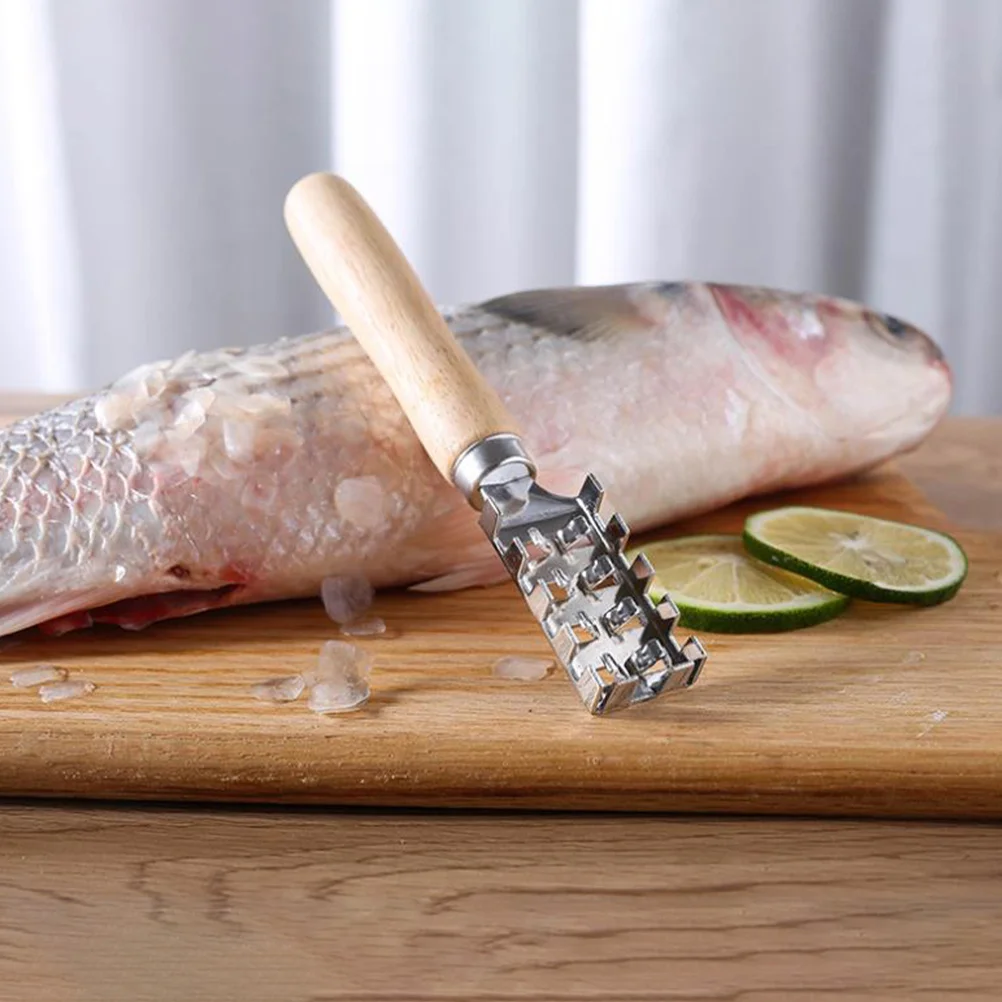 2Pcs Seafood Scale Remover Stainless Steel Efficient Fish Scaling Tool Lightweight Compact for Home Dinning Room Fish Shop Use
2Pcs Seafood Scale Remover Stainless Steel Efficient Fish Scaling Tool Lightweight Compact for Home Dinning Room Fish Shop Use