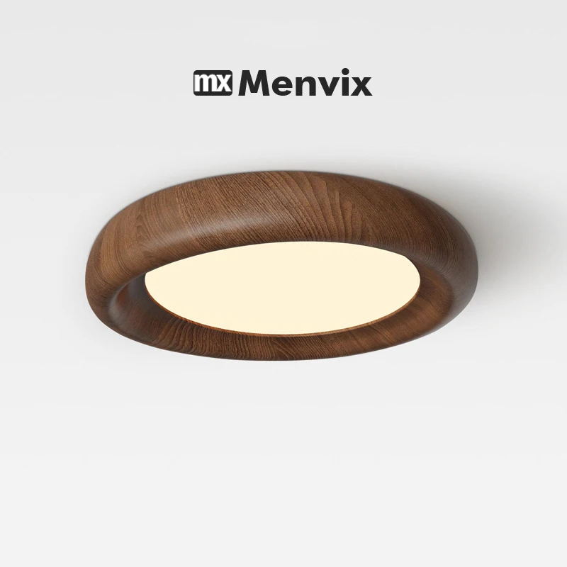 Nordic Creative Wood Grain Ceiling Lamp Minimalist Round LED Chandelier Living Room Balcony Bedroom Hotel Decor Lighting Fixture
Nordic Creative Wood Grain Ceiling Lamp Minimalist Round LED Chandelier Living Room Balcony Bedroom Hotel Decor Lighting Fixture