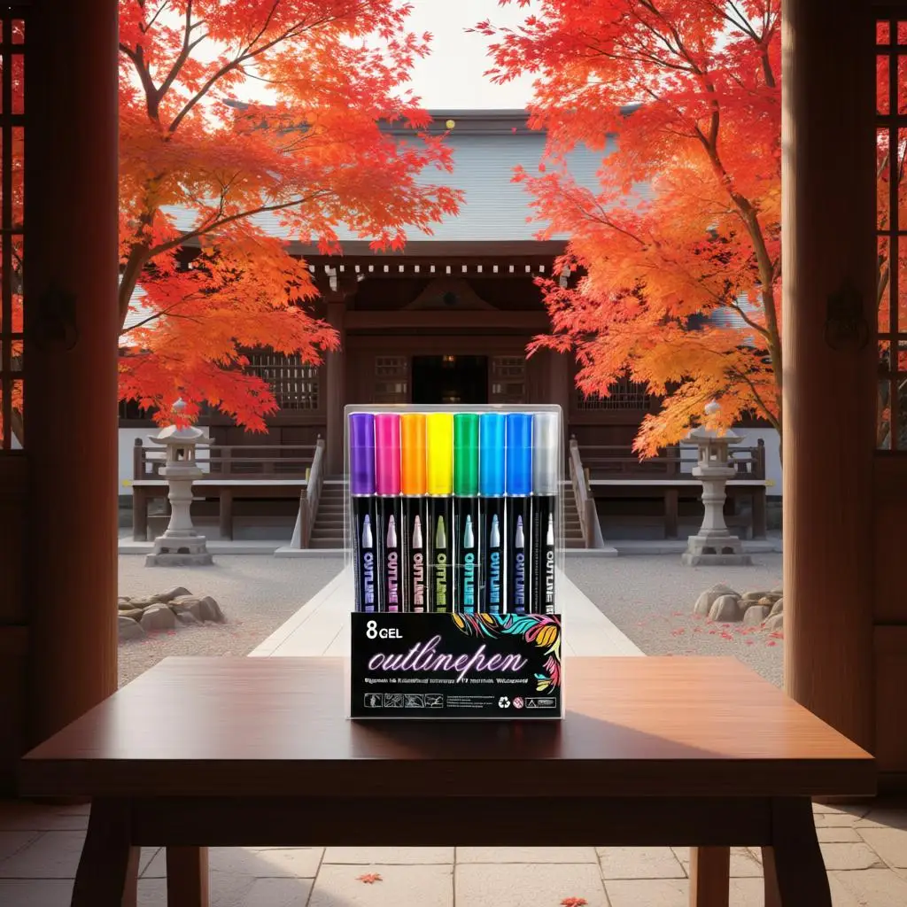 8/12/24/36/48/60 Colors Color Double Line Outline Art Pen Marker Pen 、 Flash Pen Metal Color Marker DIY Handbook Fluorescent Pen
8/12/24/36/48/60 Colors Color Double Line Outline Art Pen Marker Pen 、 Flash Pen Metal Color Marker DIY Handbook Fluorescent Pen