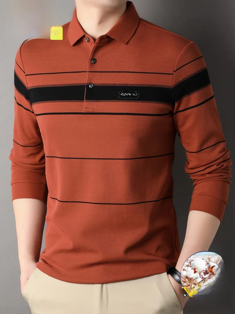 TUCANO Busin Casual Long Sve Piqué Cotton Loose Fit irt for Middle-Aged Men Striped Dad Sle Autumn Wear
TUCANO Busin Casual Long Sve Piqué Cotton Loose Fit irt for Middle-Aged Men Striped Dad Sle Autumn Wear