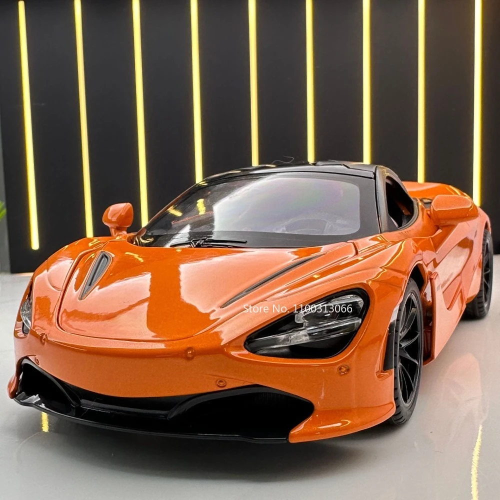 1:24 Scale 720S Alloy Cars Models Diecasting Model High Simulation Light Sound Pull Back Vehicles Toys Children Collection Gifts
1:24 Scale 720S Alloy Cars Models Diecasting Model High Simulation Light Sound Pull Back Vehicles Toys Children Collection Gifts