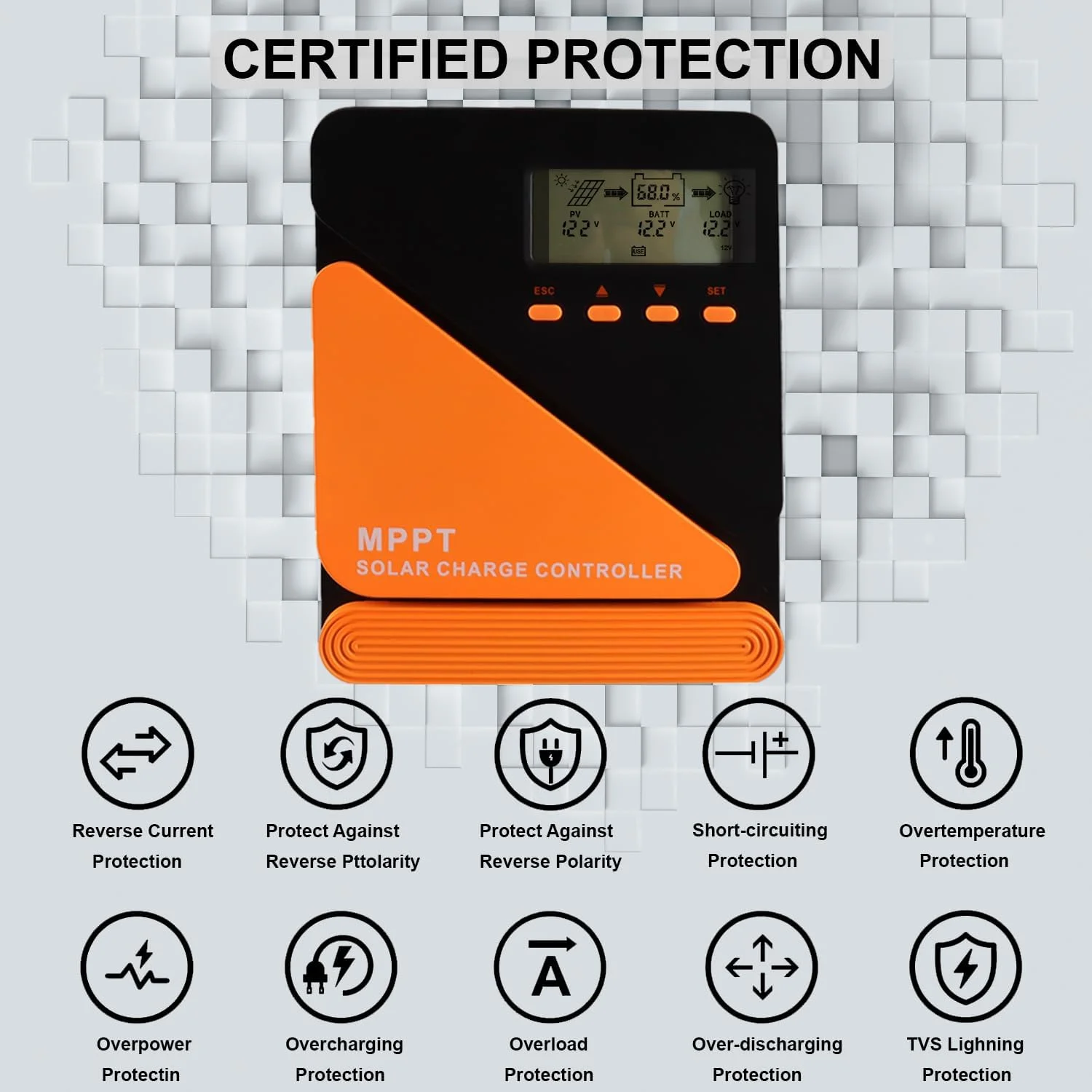 30A 40A 50A Solar MPPT Controller DC18-100V with LCD Display Solar PV Controller MPPT use for Battery Charge Control
30A 40A 50A Solar MPPT Controller DC18-100V with LCD Display Solar PV Controller MPPT use for Battery Charge Control