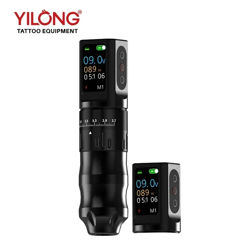 Yilong Professional Rotary Tattoo Pen Wireless Tattoo Machine Permanent Makeup Machines Stroke Adjustable 4.5mm-2.7mm Led Screen
Yilong Professional Rotary Tattoo Pen Wireless Tattoo Machine Permanent Makeup Machines Stroke Adjustable 4.5mm-2.7mm Led Screen