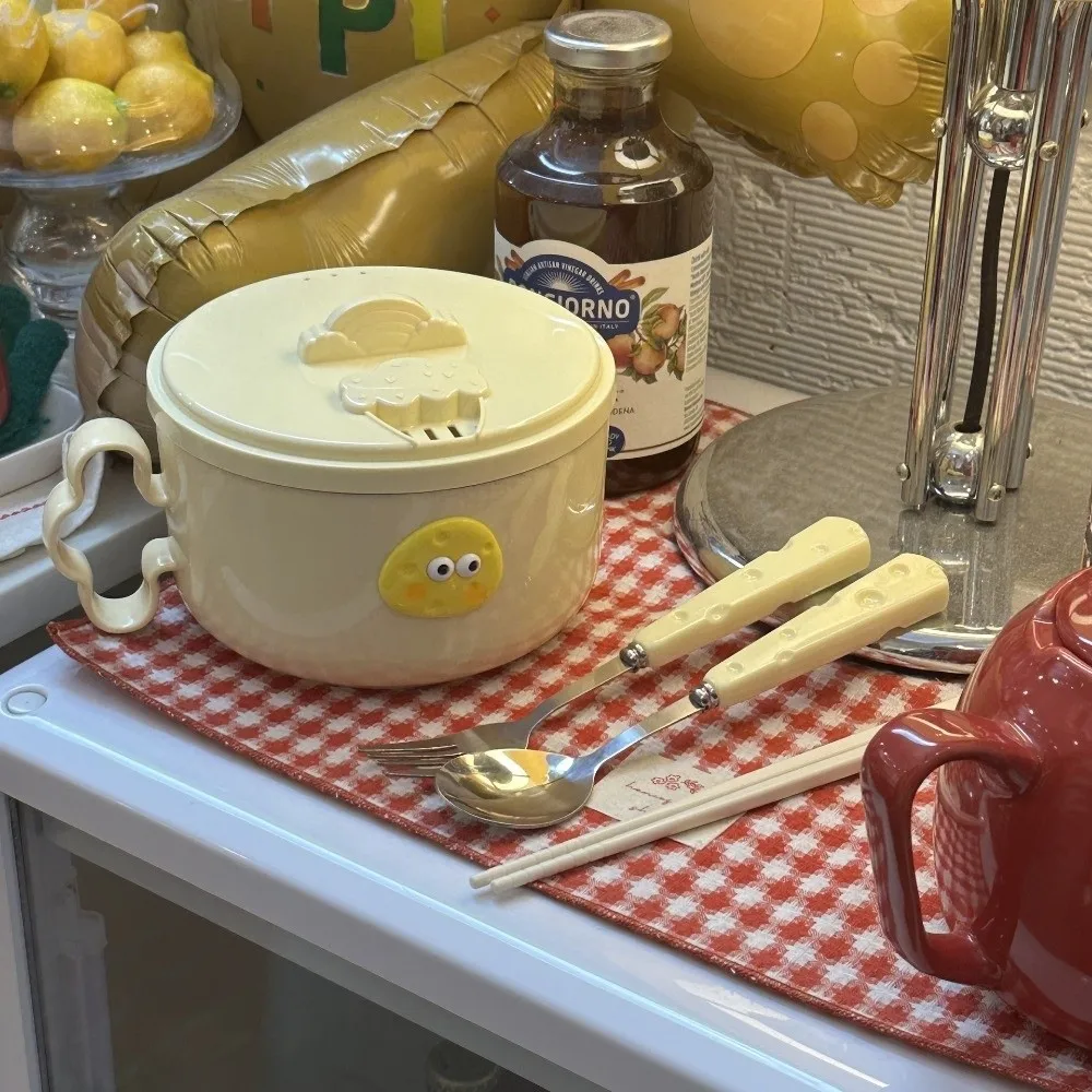 Drain Instant Noodle Bowl Large Capicity with Lid Stainless Steel Lunch Box Cheese with Fork Food Container Outdoor Picnic
Drain Instant Noodle Bowl Large Capicity with Lid Stainless Steel Lunch Box Cheese with Fork Food Container Outdoor Picnic